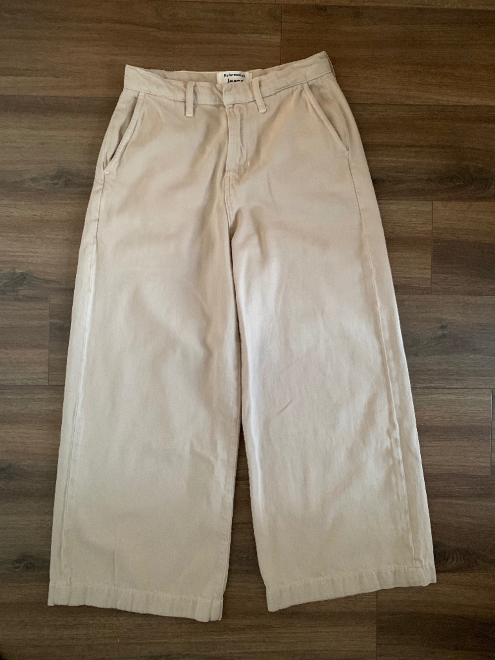 Reformation Jeans 100% Organic Cotton Lggy Super Wide Leg Slouch Women’s size 23